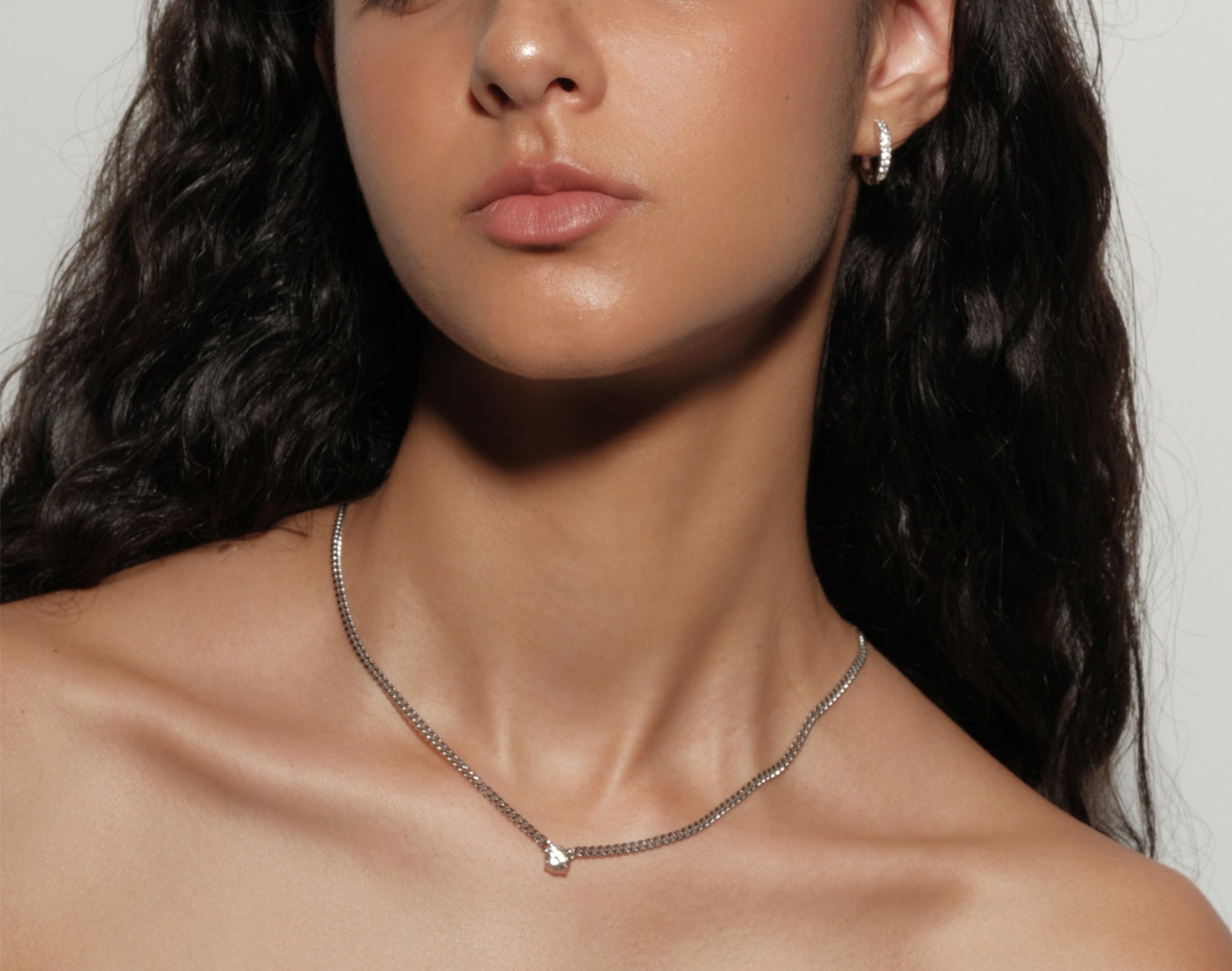 Chain Moissanite Necklace