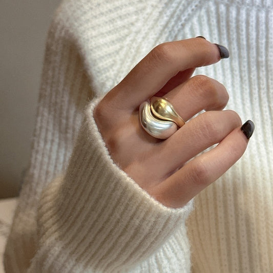 Chunky Wave Rings