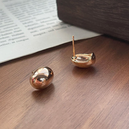 Bean earring studs