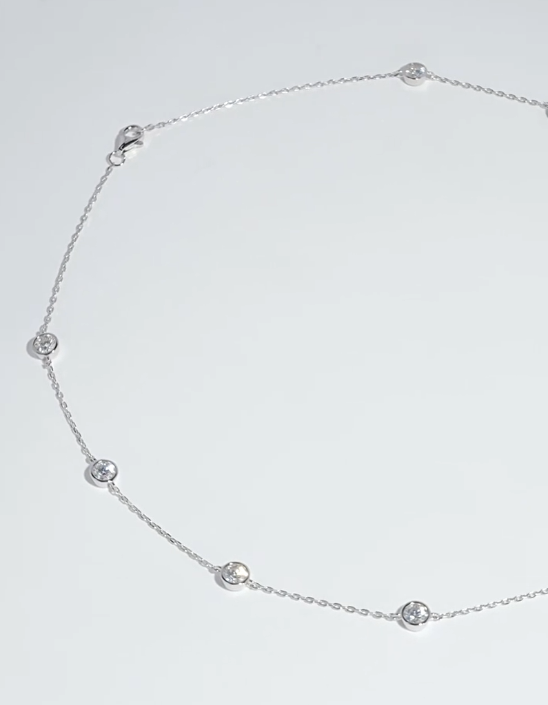 Lunelle moissanite necklace