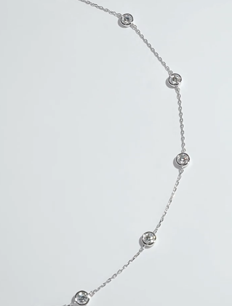 Lunelle moissanite necklace