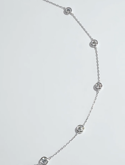 Lunelle moissanite necklace