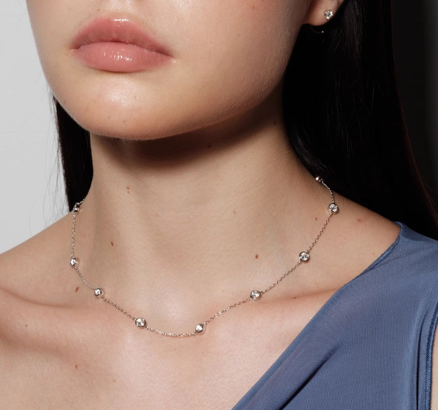 Lunelle moissanite necklace