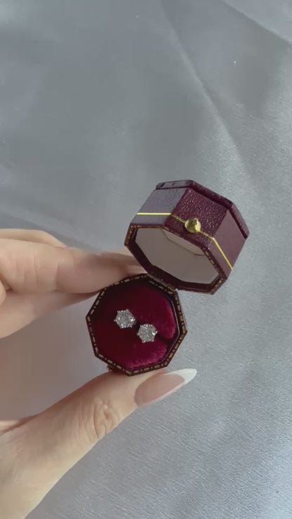 Classic diamond studs